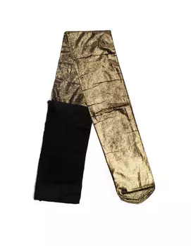 Золотистые колготки с напылением