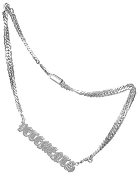 Колье с готическим логотипом