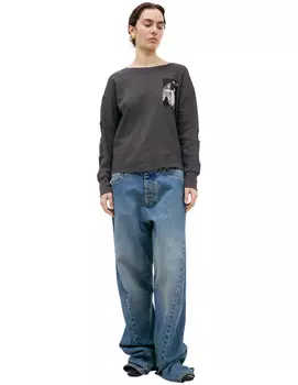 Grey longsleeve with patches