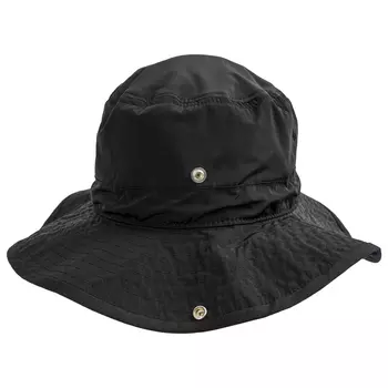 Hat with snap buttons