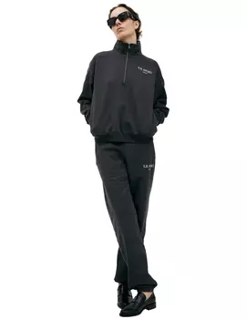 High collar sweatshirt