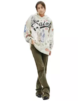 Худи Denim Tears x Saint Michael с принтами
