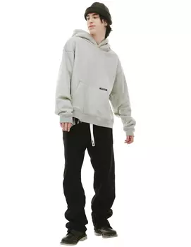 Худи с меховым капюшоном