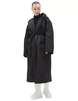 Insulated bathrobe coat