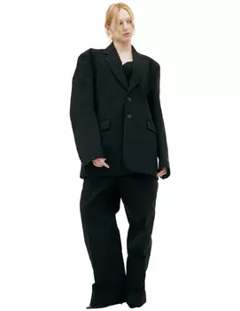 Jacket with crumpled effect