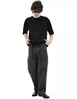 Jeans with a drawstring