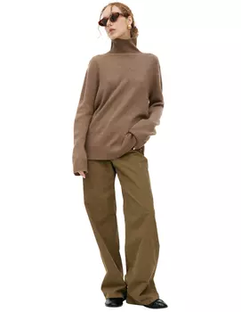 High-neck cashmere sweater