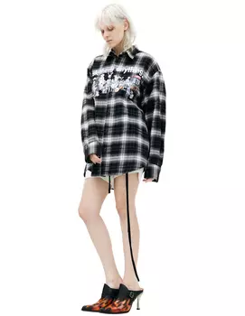 Клетчатая рубашка Pet Robot Doublet x PZ Today