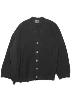 Knitted cardigan with buttons