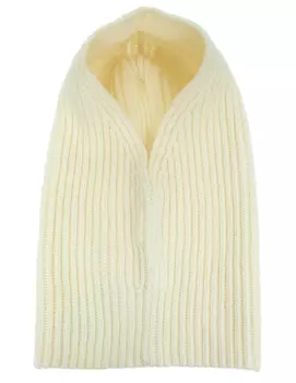 Вязаный капор из шерсти