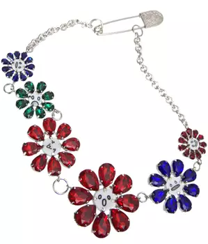 Колье Crazy Daizy в виде разноцветных цветов