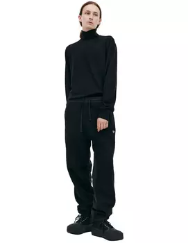 Black combined sweatpants