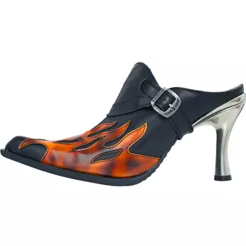 Кожаные мюли VETEMENTS x NEW ROCK