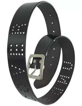 Кожаный ремень с логотипом