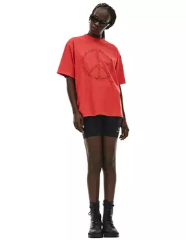 Красная футболка Fight War