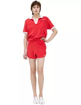Red logo shorts