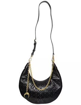 Кожаная сумка с цепью