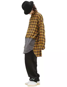 Logo patch check Shirt