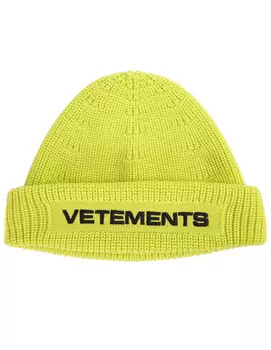 Logo Rib-knit hat