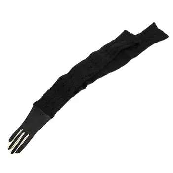 Высокие перчатки с шерстяным рукавом