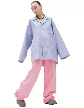 Пижамная рубашка в полоску