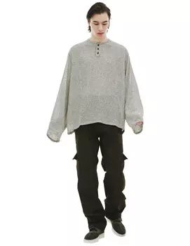 Лонгслив с 3 пуговицами