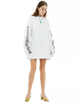 Лонгслив с готическим принтом