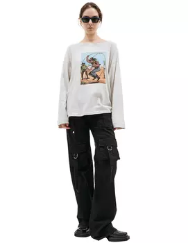 Лонгслив с принтом Cowboy