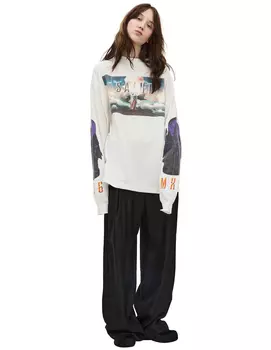 'saint pictures' print longsleeves