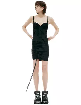 Monoprint lace corset