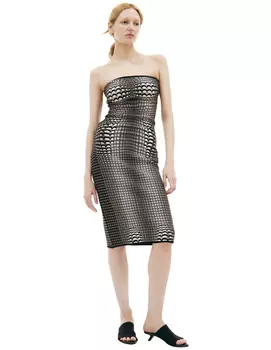 Monoprint midi dress