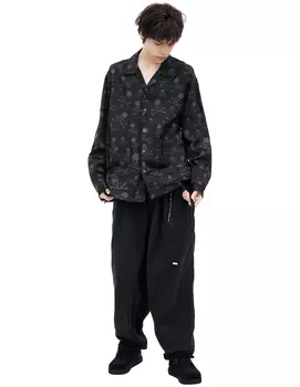 Monoprint silk shirt