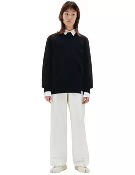 Синий свитшот с аппликацией на спине