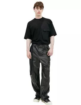 Nylon zip trousers