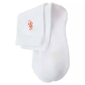 Носки в рубчик с вышивкой SRC