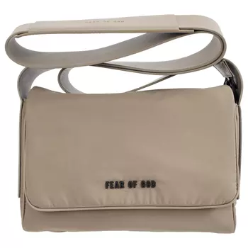 Nylon Crossbody bag in beige