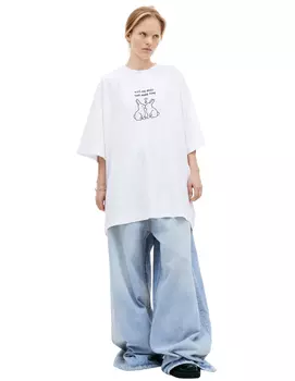 Оверсайз футболка Kissing Bunnies