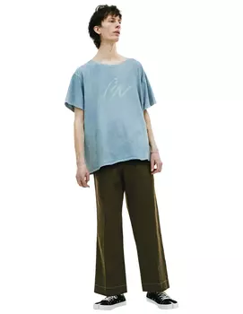 Оверсайз футболка с логотипом