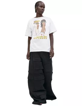 Оверсайз футболка с принтом Holy & Virtuous