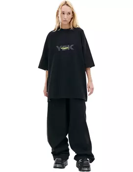 Оверсайз футболка с принтом Y2K