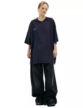 Оверсайз футболка со швами наизнанку