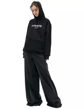 Black Printed Hoodie