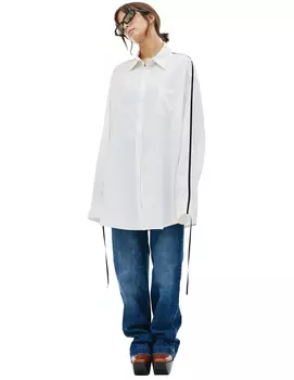 Оверсайз рубашка с лентами