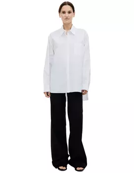 Оверсайз рубашка с накладным карманом