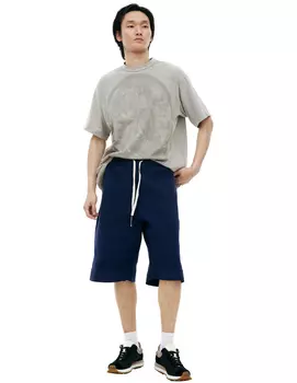 Cotton oversized shorts