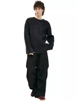 Oversize sweater with zipper