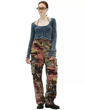 P-SERRA Patchwork Camouflage Trousers