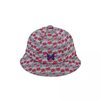 Panama with floral monoprint