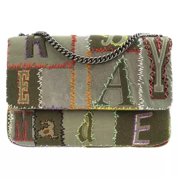 Patchwork big chain bag
