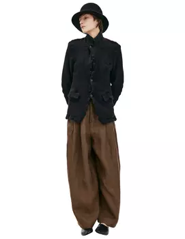 Blazer with plaid back